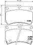 Disc Brake Pad Set 355034561 - diagram