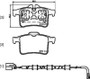 Disc Brake Pad Set 355021561 - diagram