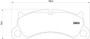 Disc Brake Pad Set 355019731 - diagram