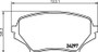 Disc Brake Pad Set 355034771 - diagram