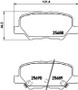 Disc Brake Pad Set 355035421 - diagram