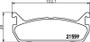 Disc Brake Pad Set 355033011 - diagram