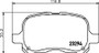 Disc Brake Pad Set 355034071 - diagram