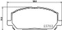 Disc Brake Pad Set 355034091 - diagram