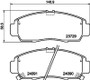 Disc Brake Pad Set 355035111 - diagram