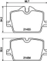 HELLA Disc Brake Pad Set 355040911 355040911 - diagram