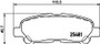 Disc Brake Pad Set 355036121 - diagram