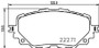 Disc Brake Pad Set 355036361 - diagram