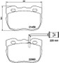 Disc Brake Pad Set 355037941 - diagram
