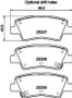 Disc Brake Pad Set 355040171 - diagram