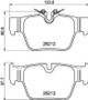 HELLA Disc Brake Pad Set 355040581 355040581 - front view