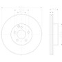 Disc Brake Rotor 355122512 - front view