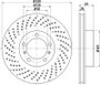 Disc Brake Rotor 355125021 - diagram