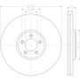 Disc Brake Rotor 355123072 - diagram