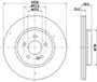 Disc Brake Rotor 355134522 - diagram