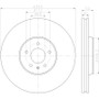 Disc Brake Rotor 355123112 - diagram