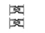 Disc Brake Hardware Kit 355206181 - front view