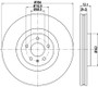 Disc Brake Rotor 355129371 - diagram