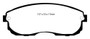 EBC 99-01 Infiniti G20 2.0 Redstuff Front Brake Pads