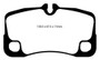 EBC 09-12 Porsche 911 (997) (Cast Iron Rotor only) 3.6 Carrera 2 Yellowstuff Rear Brake Pads