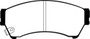 EBC 06-09 Ford Fusion 2.3 Greenstuff Front Brake Pads