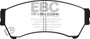EBC 06-09 Ford Fusion 2.3 Greenstuff Front Brake Pads