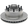 Raybestos R-Line Brake Rotor & Hub Assy for 1986-1994 Ford 6163R - angled view