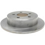 Raybestos R-Line Brake Rotor for 2003-2013 Jeep (TJ, Liberty, Wrangler) 780134R - angled view