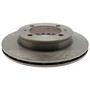 Raybestos R-Line Brake Rotor for 1983-1989 Dodge/Mitsubishi/Chrysler (Conquest, Starion) 96870R - angled view
