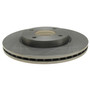 Raybestos R-Line Brake Rotor for 2007-2017 Nissan (Sentra, Cube, Versa, Tiida) 980561R - angled view