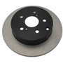 Raybestos R-Line+ Brake Rotor for 2012-2018 Toyota (Prius V, Mirai) 980955R2 - angled view