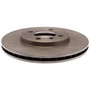 Raybestos R-Line Brake Rotor for 1984-1993 BMW (325, 325e, 318is, 318i) 9893R - angled view
