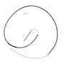 Raybestos Element3 Parking Brake Cable for 1989-1993 Dodge (B150, B250) BC93847 - front view