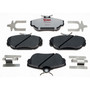 Raybestos Element3 Hybrid Brake Pad Set for 1993-2002 Ford/Mercury/Lincoln (Taurus, Windstar, Sable, Continental) EHT601H - front view