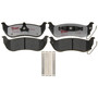 Raybestos Element3 Hybrid Brake Pad Set for 2004-2008 Chrysler (Pacifica) EHT998H - front view