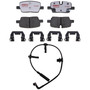 Raybestos Element3 Hybrid Brake Pad Set for 2019 Cadillac (CT6) EHT2303AH - front view