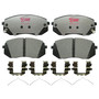 Raybestos Element3 Hybrid Brake Pad Set for 2015-2024 Hyundai/Kia (Sonata, Optima, Kona Electric) EHT1826H - front view