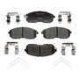 Raybestos R-Line Ceramic Brake Pad Set for 1989-2006 Nissan/INFINITI (Maxima, Sentra, Altima, I30) MGD653CH - front view