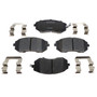 Raybestos R-Line Ceramic Brake Pad Set for 2002-2013 Subaru/Saab (Legacy, Impreza, 9-2X, Baja) MGD929CH - front view