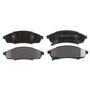 Raybestos Element3 Metallic Brake Pad Set for 1988-2001 Oldsmobile/Buick/Pontiac (Cutlass Supreme, Regal, Grand Prix, Monte Carlo) PGD376M - front view
