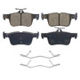 Brake Pad Set BP1665C - front view