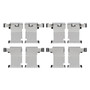 Brake Pad Set BP1411MS