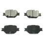 Brake Pad Set BP817C - front view