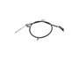 Parking Brake Cable C660401 - Direct Fit - angled view
