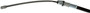 Parking Brake Cable C660747 - Direct Fit - side view