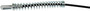 Parking Brake Cable C660962 - Direct Fit - side view
