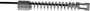 Parking Brake Cable C661110 - Direct Fit - angled view
