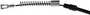 Parking Brake Cable C661214 - Direct Fit - side view