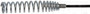 Parking Brake Cable C661335 - Direct Fit - side view