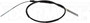 Parking Brake Cable C661388 - Direct Fit - angled view